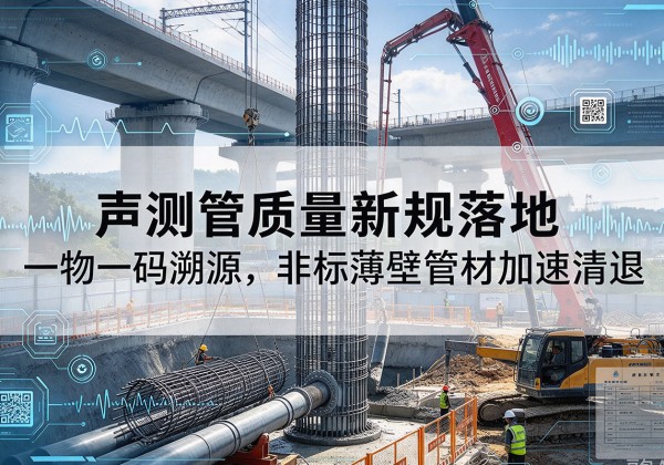 通榆声测管质量新规落地，一物一码溯源，非标薄壁管材加速清退