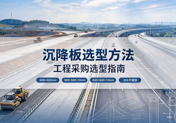 通榆沉降板选择方法